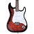 Guitarra Stratocaster EWA Guitars EWR 20 VRD Vinho - Imagem 2