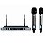 Microfone sem Fio de Mão Duplo Karsect KRP2R para Rack 19" - Imagem 1
