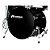 Bateria Acústica 22" Juvenil Premium DX822 BK com Pratos - Imagem 2