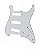 Escudo para Guitarra Stratocaster Sonotec PKG Branco - Imagem 1