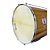 Surdo 20" x 60 Contemporânea Madeira e Couro 178C - Imagem 3