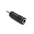 Plug Adaptador P10 / P2 Stereo MXT Preto - Imagem 1