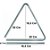 Triângulo Quirino 20Cm T77 - Imagem 2