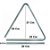 Triângulo Quirino 25Cm T78 - Imagem 2