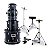 Bateria Acústica Juvenil Turbo Junior Black Wood com Pratos - Imagem 4