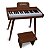 Piano Elétrico Infantil 37 Teclas Turbinho E-Piano Wood - Imagem 1