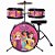 Bateria Acústica Infantil Disney Princesas PHX BID-P2 Rosa - Imagem 1