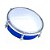 Tamborim 6" Hertz TT404 Azul - Imagem 1