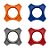 Suporte Anel Anti Rolagem para Microfone Custom Sound CSSC02-CL - Imagem 1