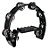 Pandeiro Meia Lua MXT 54.4.1 Preto - Imagem 1