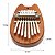 Mini Kalimba 8 Teclas 5,5cm x 7,3cm - Imagem 2