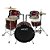 Bateria Acústica 20" MXT M-B120R Vinho - Imagem 1
