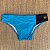 Sunga Duo Left Azul Piscina com Preto - PowerSlip - Imagem 1