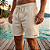 Bermuda Linho Masculina Aquarine - Imagem 1