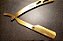 Navalhete / Navalha Inox Dourada Profissional TDJ - Imagem 2