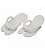 Chinelo Descartável Branco 10 Pares Higipratic - Imagem 2