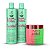 Kit Cocktail Morango E Menta HIDRATAÇÃO CAPILAR Love Potion - 3 PASSOS - Imagem 1