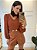 Short Martina Couro Camel - Imagem 1
