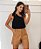 Short Couro Natália Camel - Imagem 1