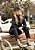 Conjunto Moletom Valentina Preto - Imagem 2