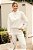 Conjunto Moletom Valentina Off White - Imagem 1