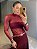 Blusa Fran Tule Vinho - Imagem 4