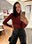 Blusa Fran Tule Vinho - Imagem 2