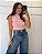 Blusa Mia Tule Rosa - Imagem 1