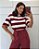 Blusa Listras Bruna Bordo - Imagem 1