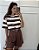 Blusa Listras Bruna Marrom - Imagem 3