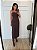 Vestido Midi Felippa Marrom - Imagem 1