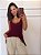 Blusa Tricô Paty Vinho - Imagem 1