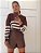 Short Milena Couro Marrom - Imagem 1
