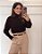Blusa Tricô Ana Marrom - Imagem 1