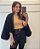 Short Milena Couro Preto - Imagem 2