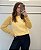 Colete Tricô Nati Amarelo - Imagem 1