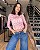 Blusa Babi Tule Poá Rosa - Imagem 2