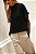 Blusa Helena Tricot Tule Preta - Imagem 3