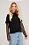 Blusa Helena Tricot Tule Preta - Imagem 1