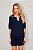 Blusa Tricô Lia Azul Marinho - Imagem 2