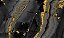 Impressão em tecido Canvas Abstrato Preto Ouro - Imagem 1