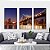 QUADROS NEW YORK 53 L x 83 A cm CADA KIT 3 QUADROS - Imagem 1