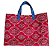Bolsa grande verde e vermelho. - Imagem 1