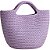 Bolsa de crochê lilas. - Imagem 1