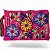 Bolsa de mão cor pink com flores bordada. - Imagem 1