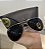 Óculos de Sol Ray Ban Aviador Lente Preto Degrade Clássico Metal Dourado Feminino e Masculino - Imagem 1