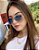 Óculos de Sol Ray-Ban Aviador Lente Azul Degrade Armação Metal Feminino e Masculino - Imagem 1