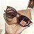 Óculos de Sol Ray-Ban Erika Marrom Fosco Emborrachado Feminino - Imagem 3