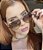 Óculos de Sol Ray Ban Aviador Lente Marrom Degrade Clássico Metal Cobre Feminino e Masculino - Imagem 8