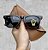 Óculos de Sol Ray-Ban Wayfarer Rb2140 Inclinado Preto Acetato Feminino e Masculino - Imagem 4